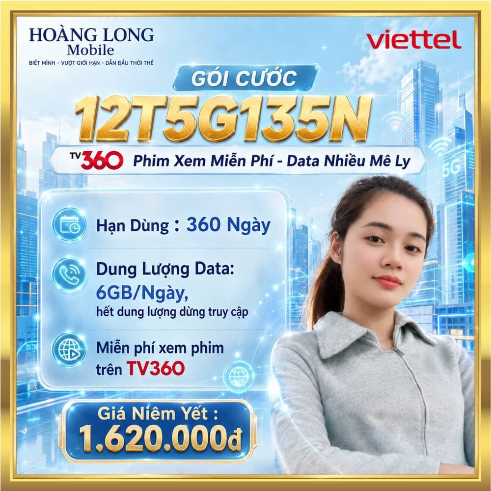 Ảnh minh họa gói 12T5G135N