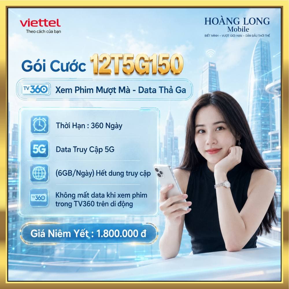 Ảnh minh họa gói 12T5G150