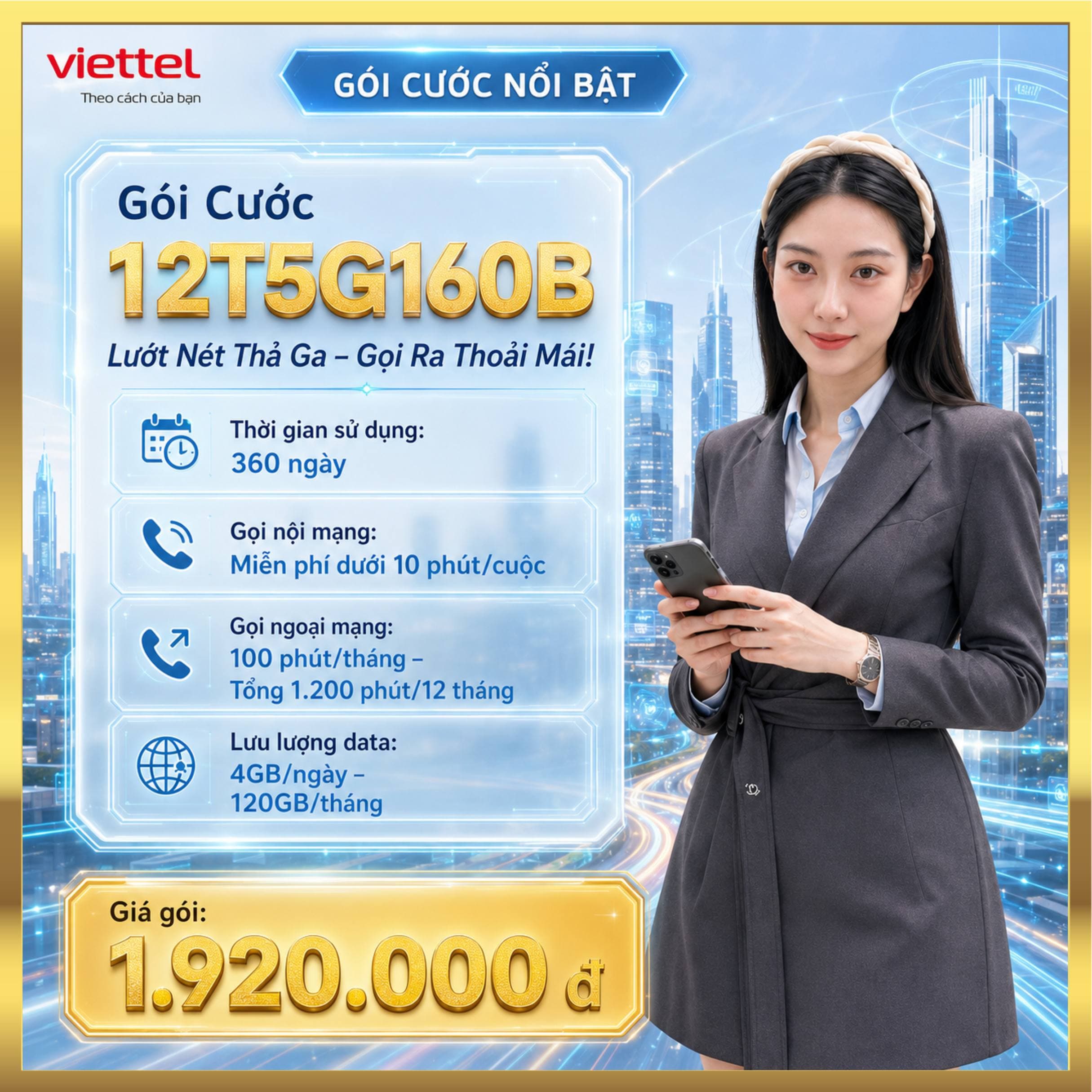 Ảnh minh họa gói 12T5G160B
