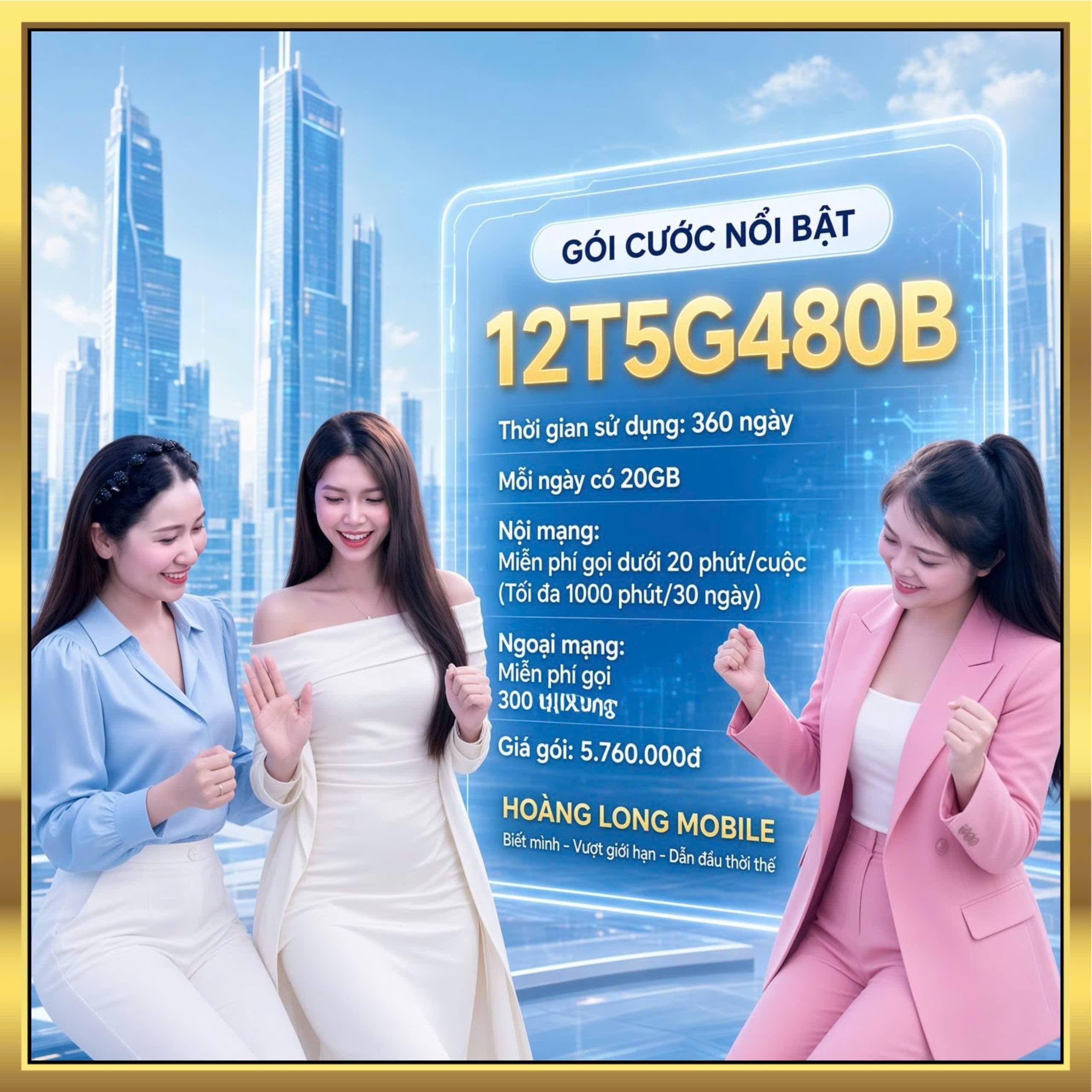 Ảnh minh họa gói 12T5G480B