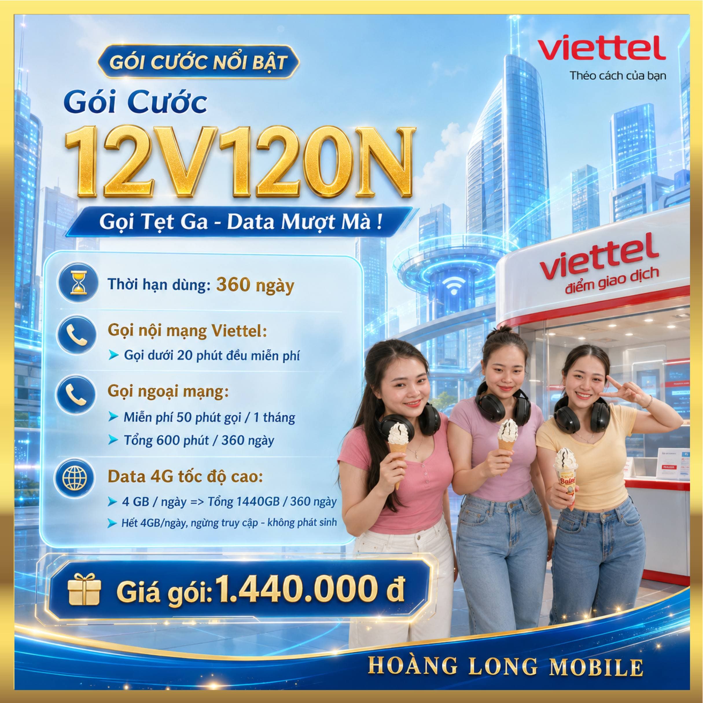 Ảnh minh họa gói 12V120N