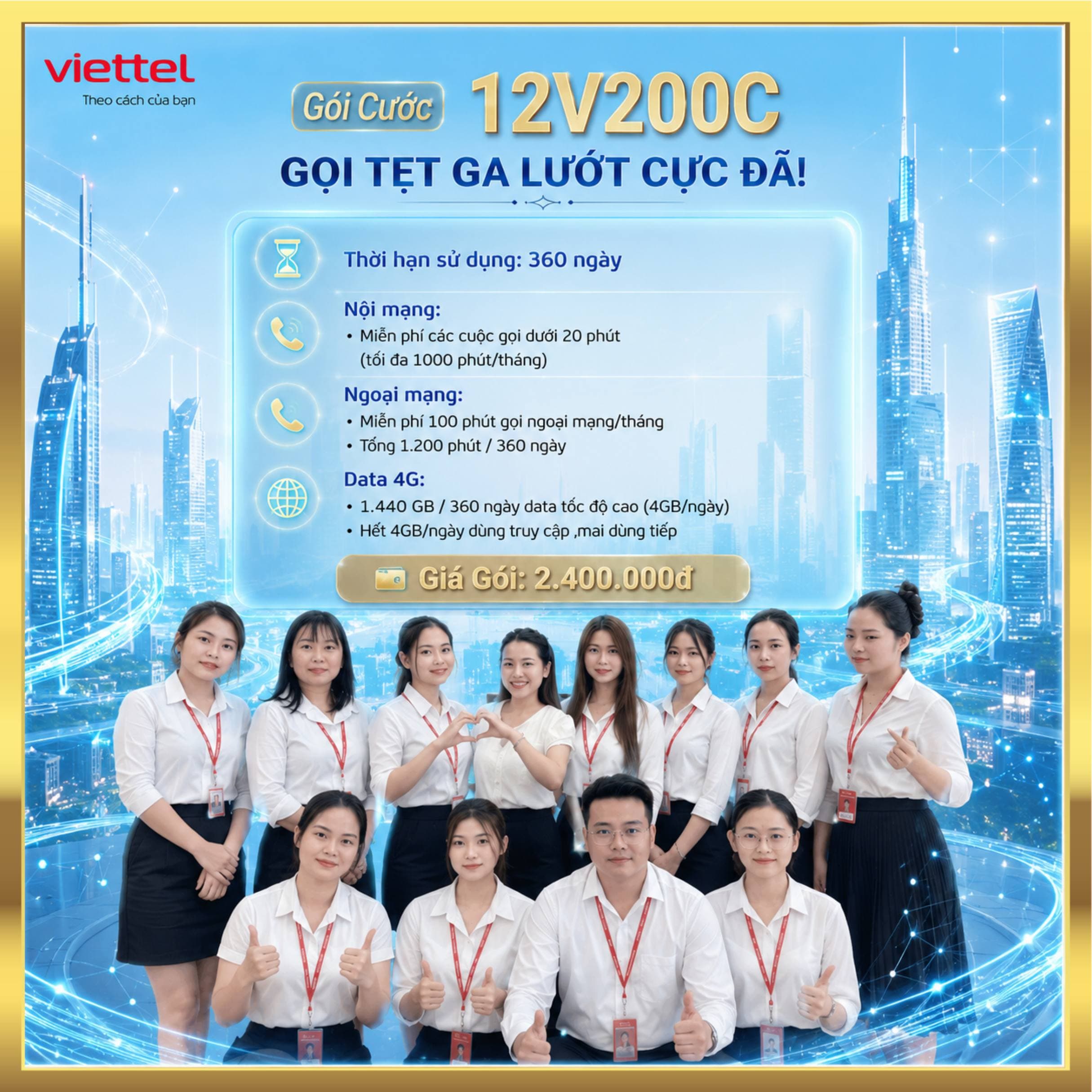 Ảnh minh họa gói 12V200C