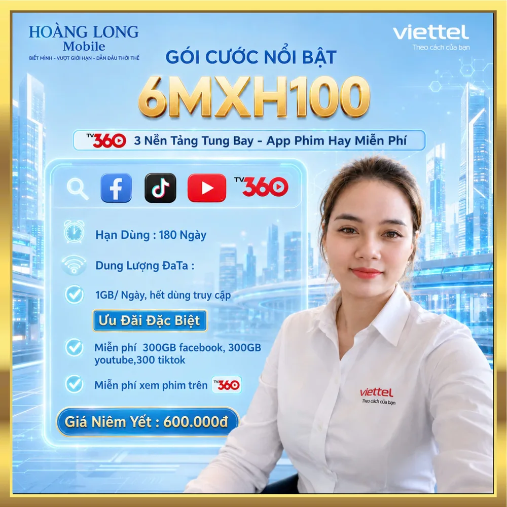 Ảnh minh họa gói 6MXH100