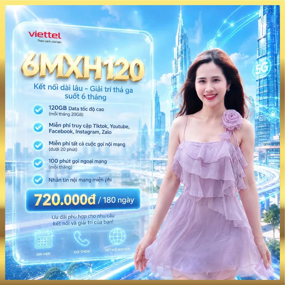Ảnh minh họa gói 6MXH120